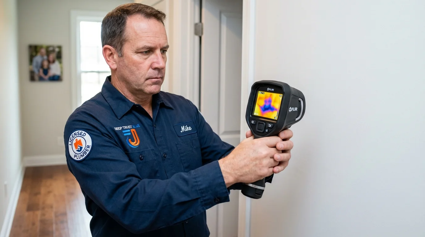 Thermal imaging leak detection by Johns Plumbing LLC in Satanta